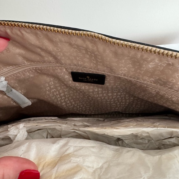 New With Tags! Kate Spade Rachelle Berkeley Lane Satchel - Beige/Black - Picture 7 of 9